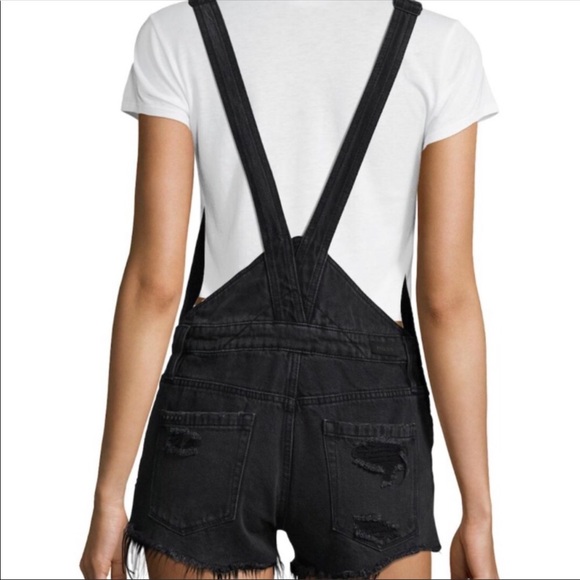 Blank NYC black overall shorts - Picture 3 of 3
